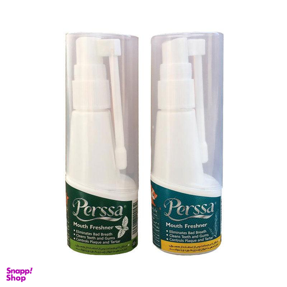 اسپری خوشبوکننده دهان سگ و گربه پرسا (Perssa) مدل Mint & Rosemary بسته 2 عددی