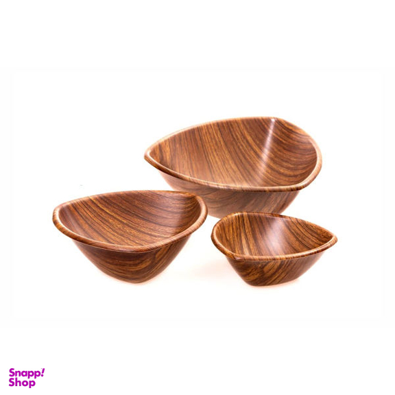 ظرف سرو فرش کیپس (Fresh Keeps) طرح چوب مدل مثلث مجموعه 3 عددی