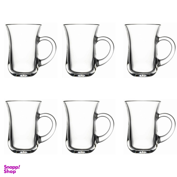 استکان چایخوری مدل لینا بسته 6 عددی