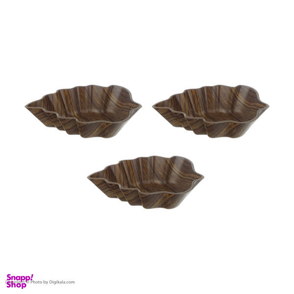 کاسه فرش کیپس (Fresh Keeps) مدل برگ بسته 3 عددی
