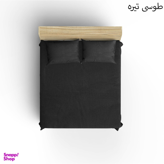 سرویس ملحفه کوکو جم مدل تترون ساده دو نفره 3 تکه