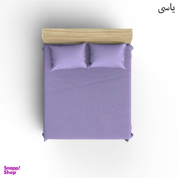سرویس ملحفه کوکو جم مدل تترون ساده دو نفره 3 تکه