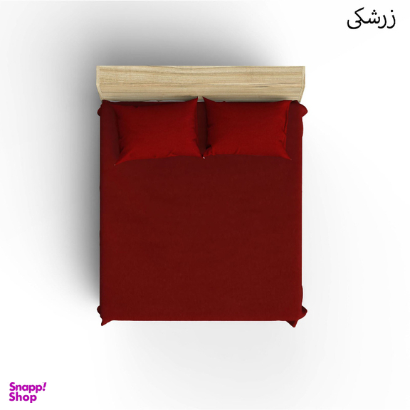 سرویس ملحفه کوکو جم مدل تترون ساده دو نفره 3 تکه