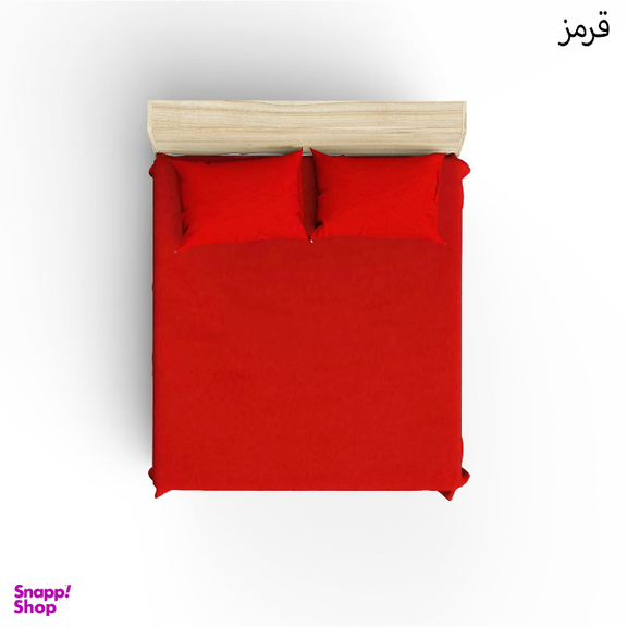 سرویس ملحفه کوکو جم مدل تترون ساده دو نفره 3 تکه