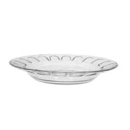 بشقاب خورش خوری شیشه و بلور اصفهان (Esfahan Glass) مدل گلایل کد 75 بسته 6 عددی