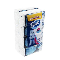 دستمال کاغذی 250 برگ تنو (Teno) مدل Soft بسته 8 عددی