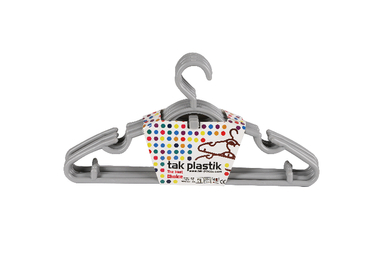 چوب لباسی تک پلاستیک (Tak Plastik) کد T67 بسته 4 عددی