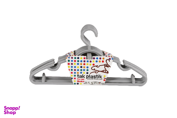 چوب لباسی تک پلاستیک (Tak Plastik) کد T67 بسته 4 عددی