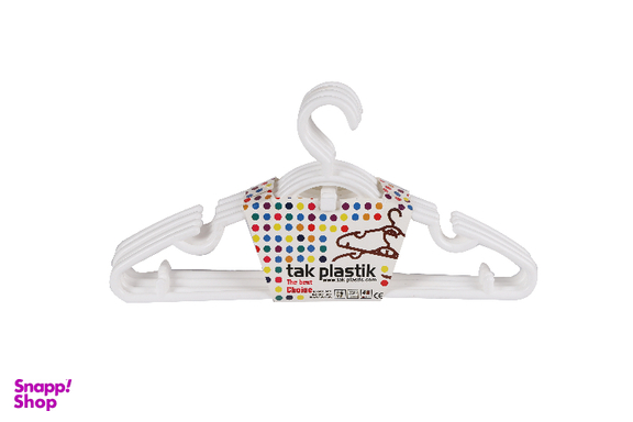 چوب لباسی تک پلاستیک (Tak Plastik) کد T67 بسته 4 عددی