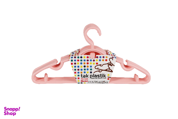چوب لباسی تک پلاستیک (Tak Plastik) کد T67 بسته 4 عددی