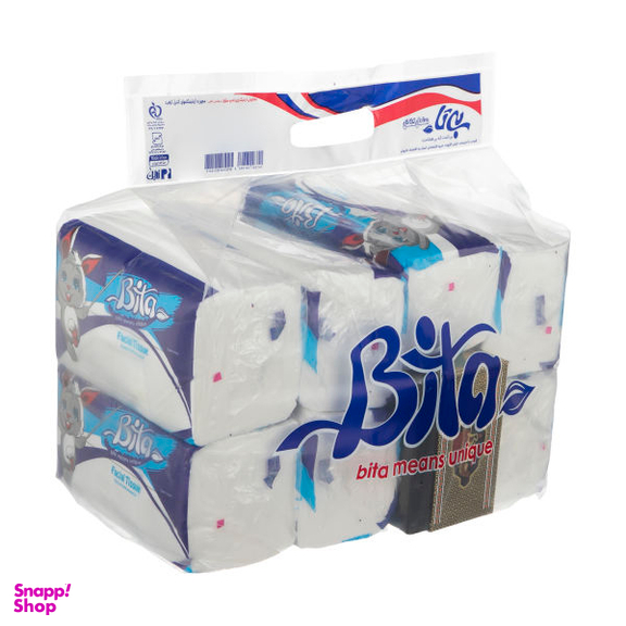 دستمال کاغذی 250 برگ بی تا (Bita) مدل Unique بسته 8 عددی