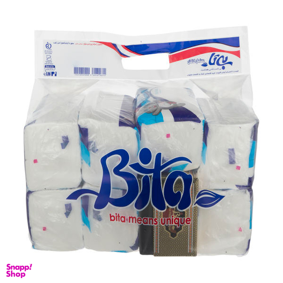 دستمال کاغذی 250 برگ بی تا (Bita) مدل Unique بسته 8 عددی