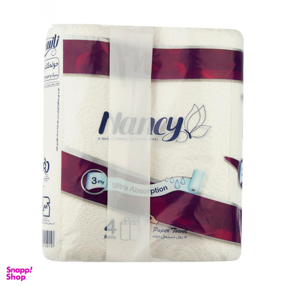 دستمال حوله کاغذی نانسی (Nancy) بسته 4 عددی