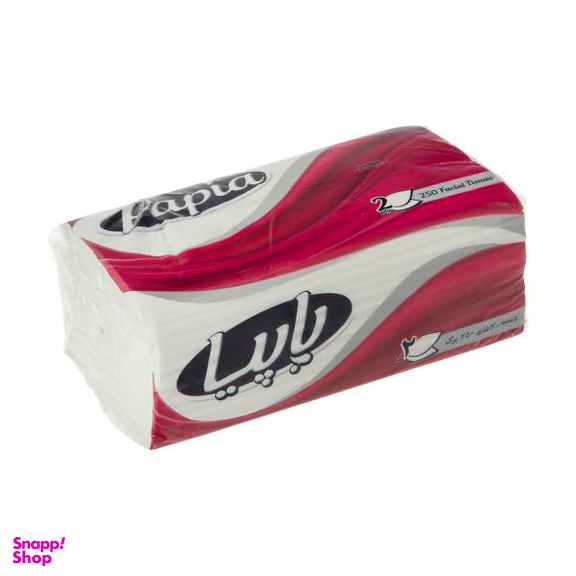 دستمال کاغذی 250 برگ پاپیا (Papia) مدل اقتصادی بسته 6 عددی