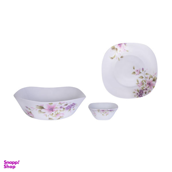 سرویس غذا خوری 26 پارچه مقصود (Maghsoud) کد 3 ،6 نفره گلدار