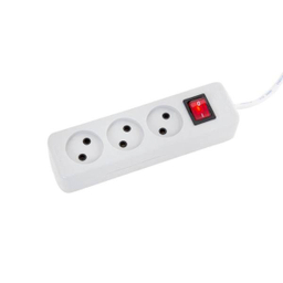 رابط برق سه خانه بدون ارت پارت الکتریک (Part Electric) مدل شهاب 850