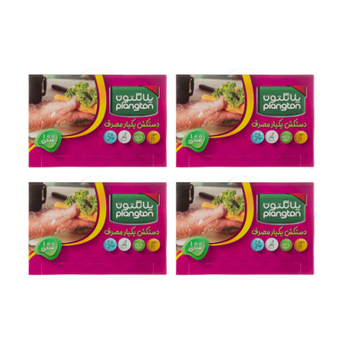 دستکش یکبار مصرف پلانگتون (Pelangton) مدل 01 چهار بسته 100 عددی