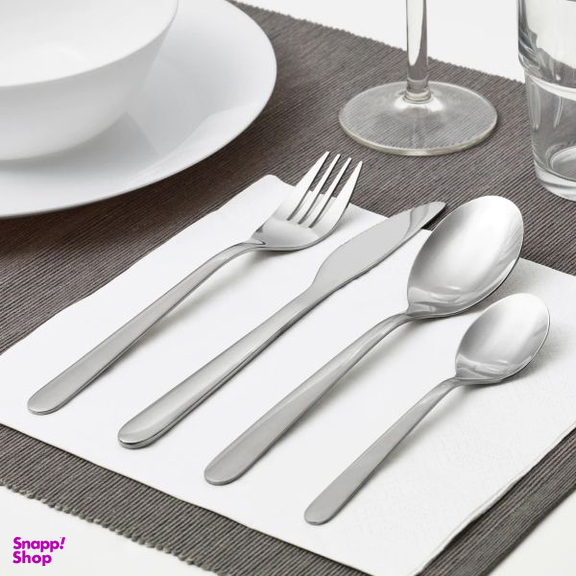 سرویس قاشق و چنگال 16 پارچه ایکیا (Ikea) مدل Mopsig