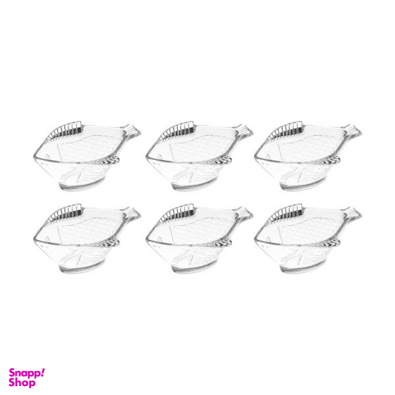 پیاله نوری تازه (Noritazeh) مدل 640701W طرح ماهی بسته 6 عددی