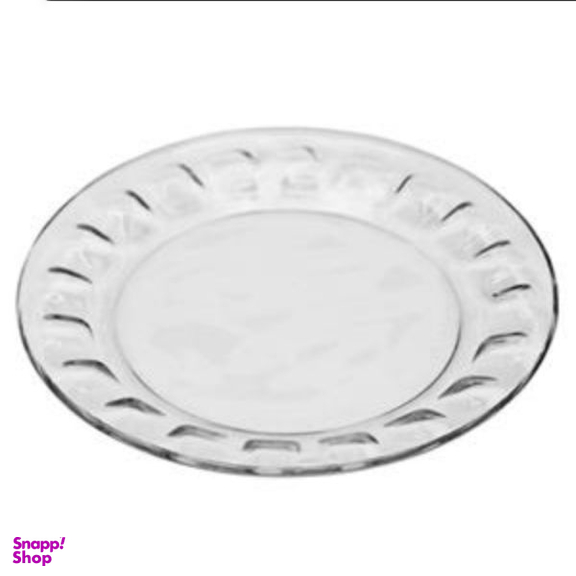 پیش دستی شیشه و بلور اصفهان (Esfahan Glass) مدل گلایل کد 524 بسته 6 عددی