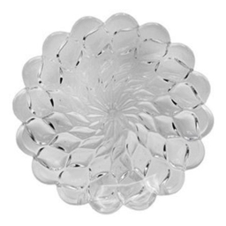 بشقاب خورش خوری شیشه و بلور اصفهان (Esfahan Glass) مدل گلایل بسته 6 عددی