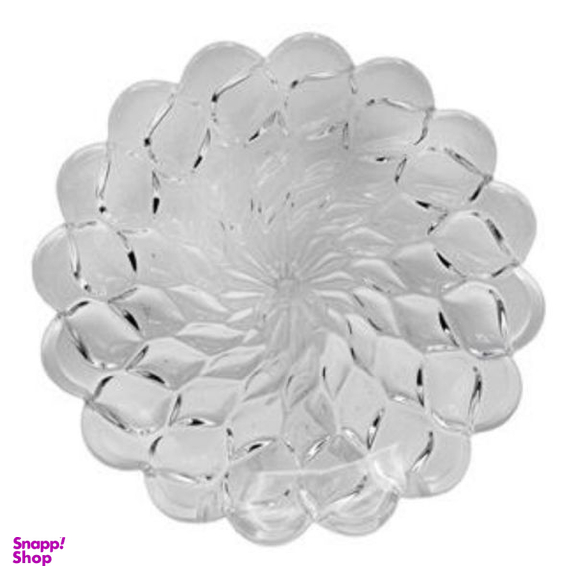بشقاب خورش خوری شیشه و بلور اصفهان (Esfahan Glass) مدل گلایل بسته 6 عددی