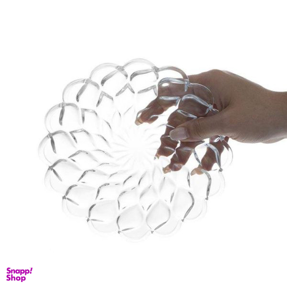 بشقاب خورش خوری شیشه و بلور اصفهان (Esfahan Glass) مدل گلایل بسته 6 عددی