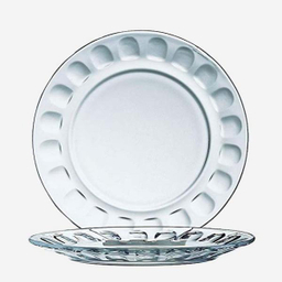 بشقاب غذاخوری بلور کاوه (Kaveh) مدل مروارید بسته 6 عددی