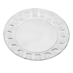 بشقاب غذاخوری شیشه و بلور اصفهان (Esfahan Glass) مدل گلایل کد 521 بسته 6 عددی