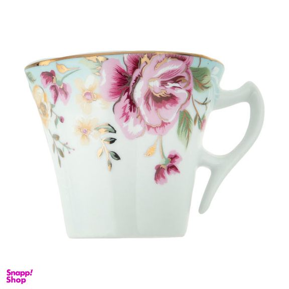 ست فنجان و نعلبکی 12 پارچه شرکت صنایع چینی تقدیس (Taghdis Porcelain Co) مدل کاملیا