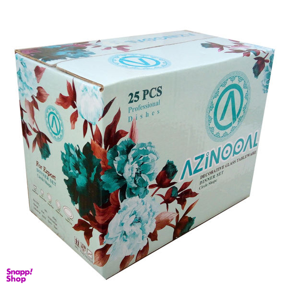 سرویس غذاخوری 25 پارچه آذین اوپال (Azinopal) کد 144