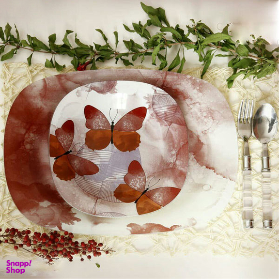سرویس غذاخوری 25 پارچه آذین اوپال (Azinopal) کد 509