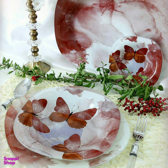 سرویس غذاخوری 25 پارچه آذین اوپال (Azinopal) کد 509