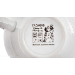 ست فنجان و نعلبکی 12 پارچه شرکت صنایع چینی تقدیس (Taghdis Porcelain Co) کد 001