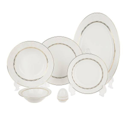 سرویس غذاخوری 28 پارچه چینی زرین ایران (Zarrin Iran) مدل هدیه سری ایتالیا اف درجه عالی