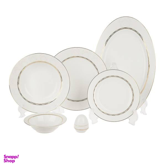 سرویس غذاخوری 28 پارچه چینی زرین ایران (Zarrin Iran) مدل هدیه سری ایتالیا اف درجه عالی