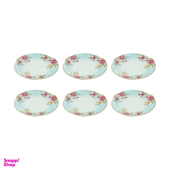 بشقاب غذاخوری شرکت صنایع چینی تقدیس (Taghdis Porcelain Co) مدل کاملیا بسته 6 عددی