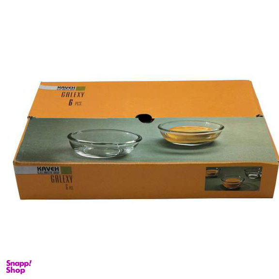 پیاله بلور کاوه (Kaveh) مدل گلکسی کد 894-400127 بسته 6 عددی