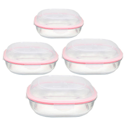 ظرف نگهدارنده لیمون (Limon) مدل Glass Container مجموعه 4 عددی