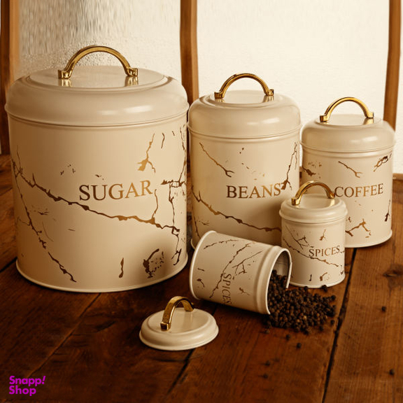 سرویس آشپزخانه 15 پارچه بی.وی.کی (B.V.K) مدل Marble-G