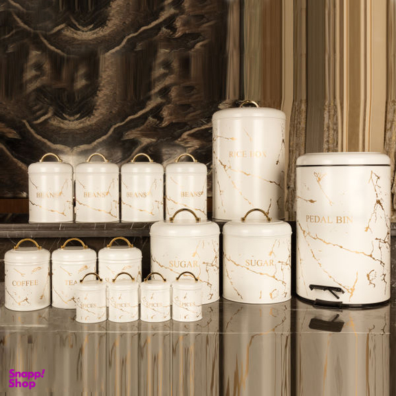 سرویس آشپزخانه 15 پارچه بی.وی.کی (B.V.K) مدل Marble-G