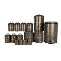 سرویس آشپزخانه 15 پارچه بی.وی.کی (B.V.K) مدل Marble-G