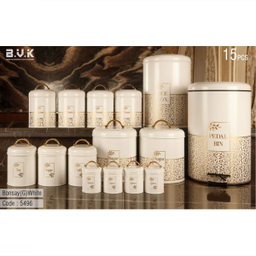 سرویس آشپزخانه 15 پارچه بی.وی.کی (B.V.K) مدل بونسای