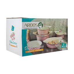 سرویس پخت و پز 9 پارچه عروس (Aroos) مدل دیاکو
