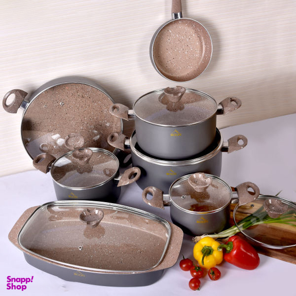 سرویس پخت و پز 16 پارچه وون (Woon) طرح ترک مدل 01