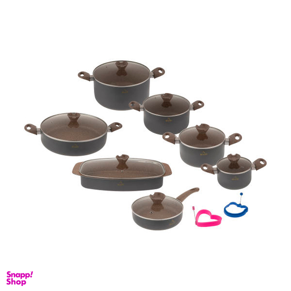 سرویس پخت و پز 16 پارچه وون (Woon) طرح ترک مدل 01