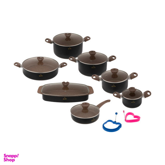 سرویس پخت و پز 16 پارچه وون (Woon) طرح ترک مدل 01