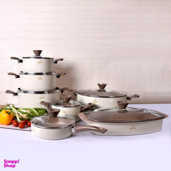 سرویس پخت و پز 16 پارچه وون (Woon) طرح ترک مدل 01