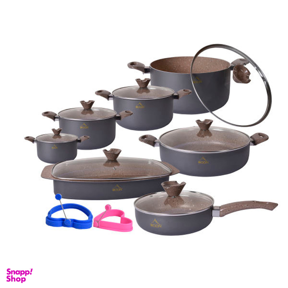 سرویس پخت و پز 16 پارچه وون (Woon) طرح ترک مدل 01