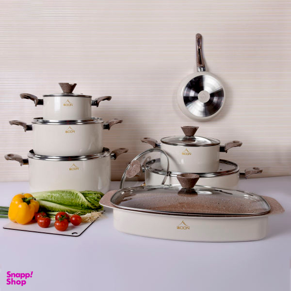 سرویس پخت و پز 16 پارچه وون (Woon) طرح ترک مدل 01